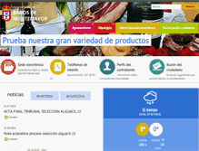 Tablet Screenshot of banosdemontemayor.es